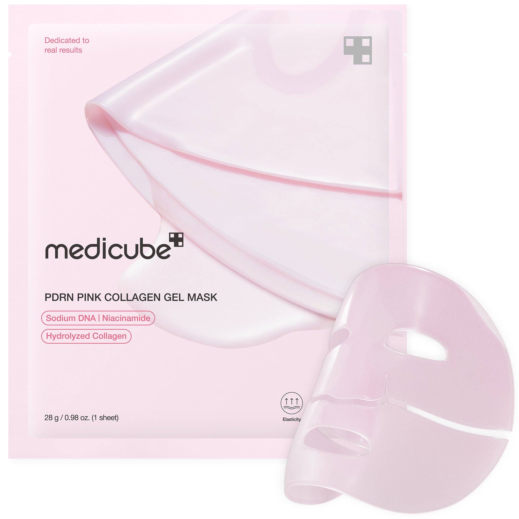 Medicube – Masque Gel en Gelée Rose Collagène & Salmon PDRN